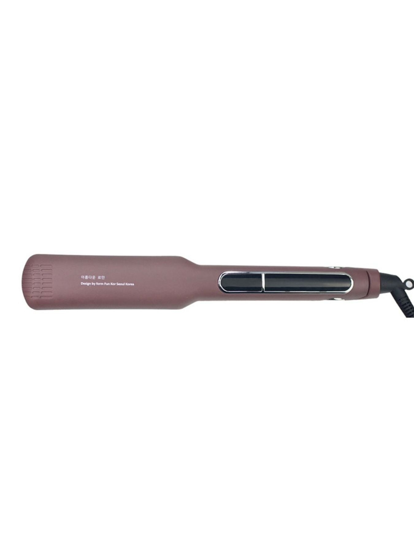 Trendsi mauve adjustable temperature hair straightener with wide plates and North American plug, suitable for sleek styling.