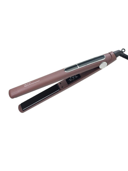 Trendsi mauve adjustable temperature hair straightener with wide plates and North American plug for sleek, straight hair styling.