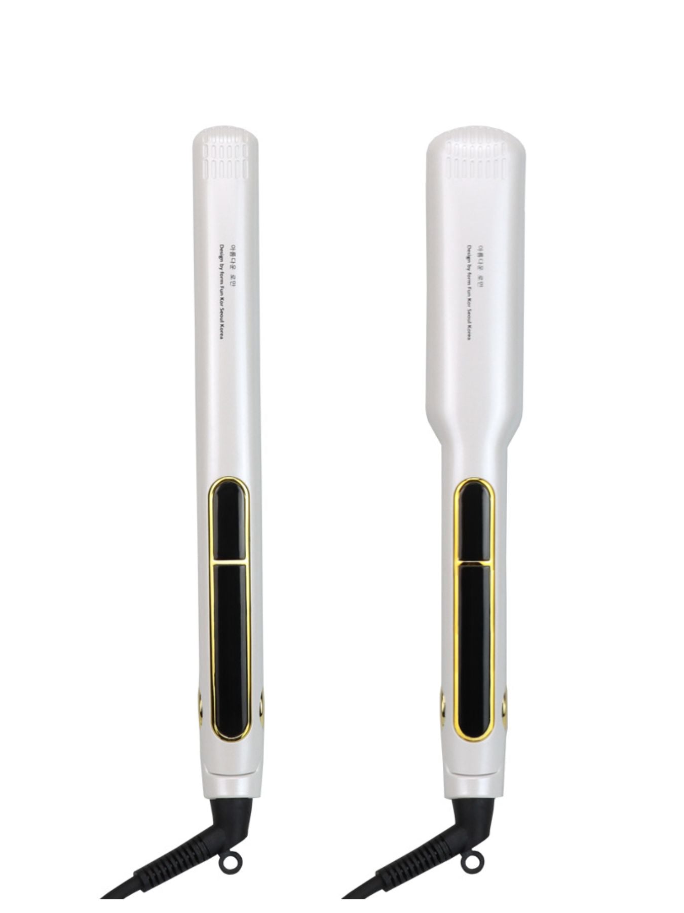 Trendsi mauve adjustable temperature hair straightener with wide plates and North American plug, suitable for styling hair.