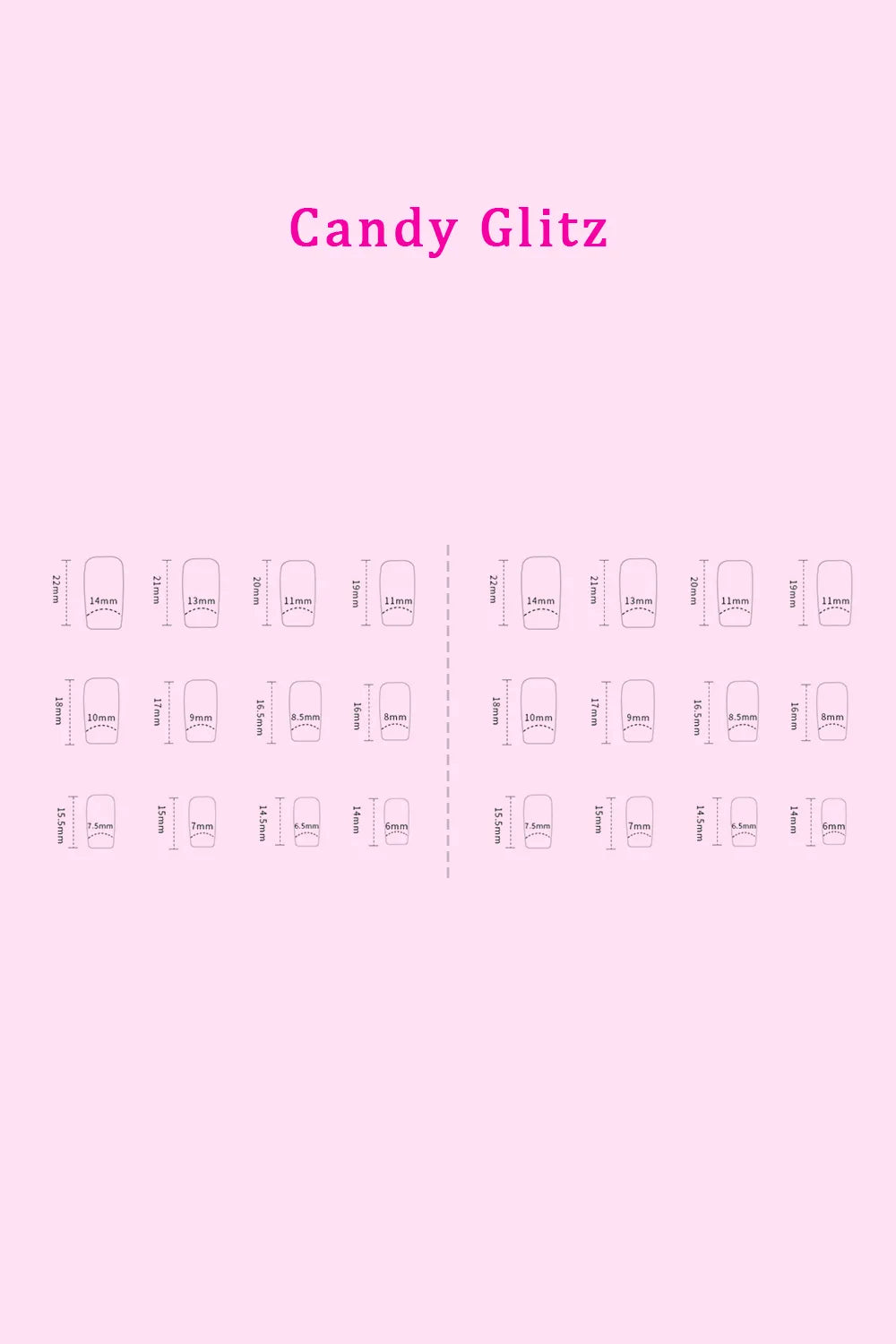 Trendsi SO PINK BEAUTY press-on nails in two packs, showcasing glossy pink nails with a natural shape and smooth finish.