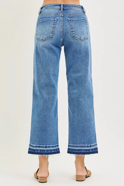 Plus size RISEN boyfriend jeans by Trendsi featuring a slouchy, cropped, relaxed fit style in denim.
