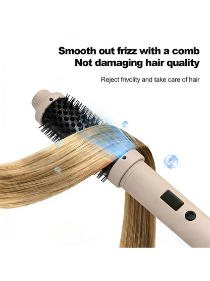 Trendsi mocha hot air brush with fast heating, North American plug, perfect for quick styling and smooth hair results.