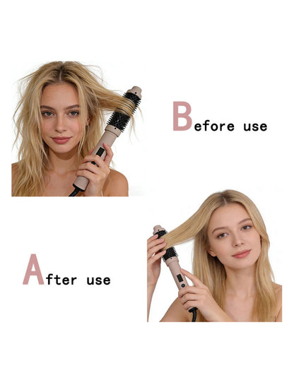 Trendsi mocha hot air brush with fast heating and North American plug, showcasing its sleek design and styling features.