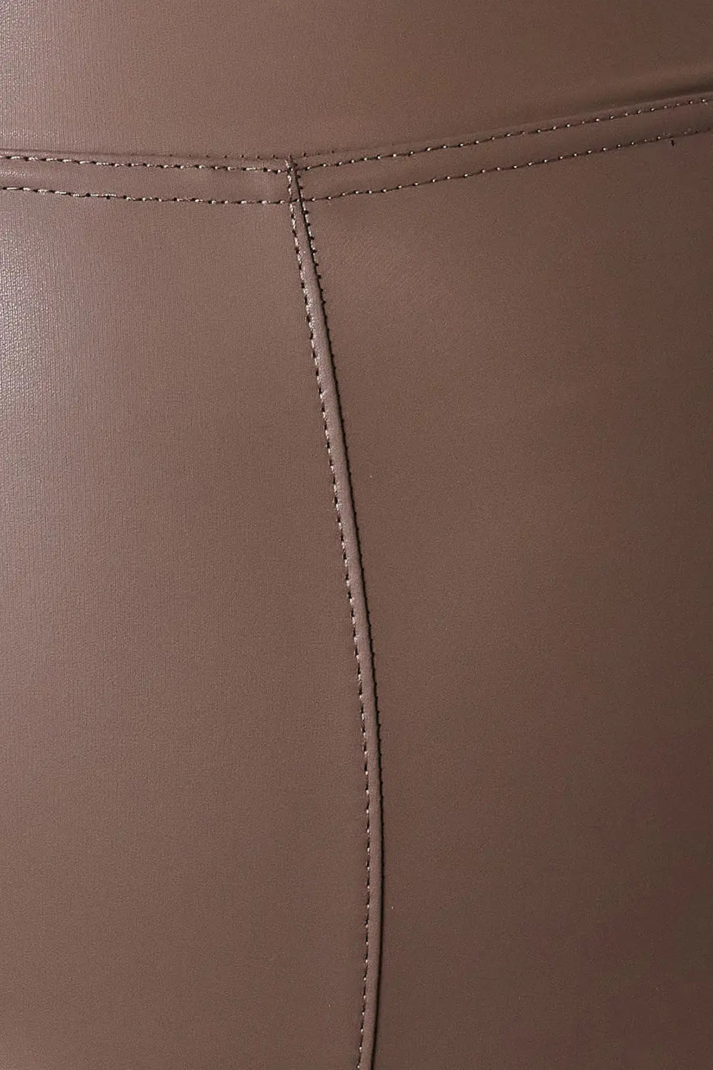 Mocha e.Luna full size high waist skinny pants by Trendsi, shown on a model showcasing fitted leg style and high waist design.