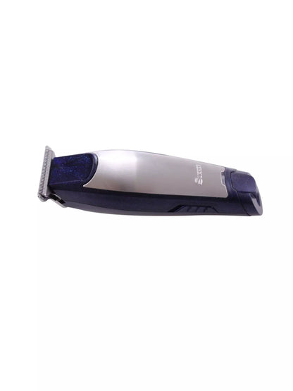 Navy Trendsi Precision Cordless Hair Clipper showing a sleek, compact design with adjustable blades for easy hair trimming.