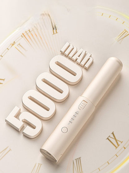 Off-white adjustable temperature hair straightener by Trendsi, with ceramic plates and ergonomic design for smooth styling
