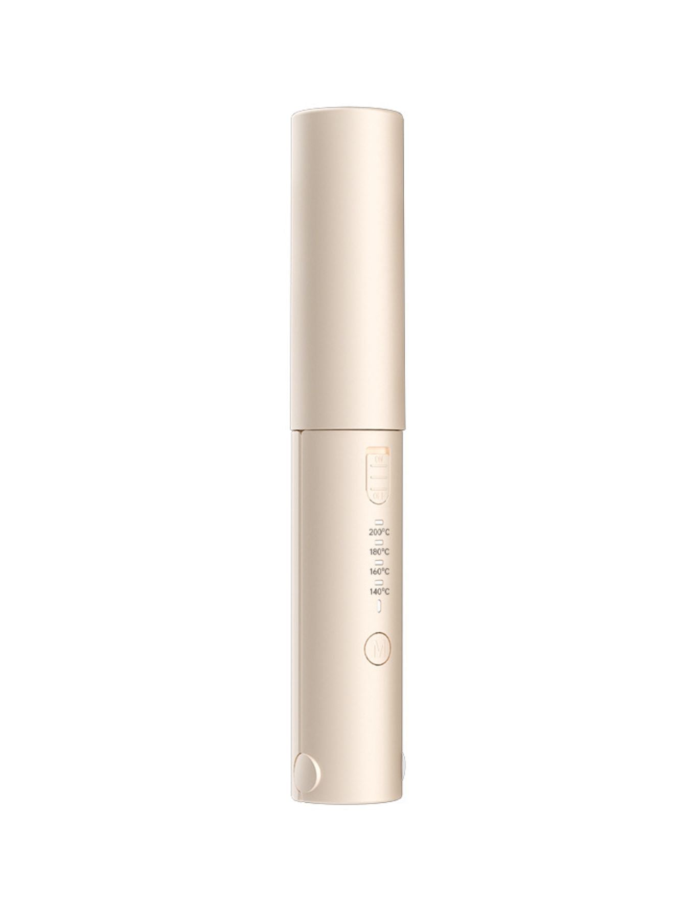 Off-white adjustable temperature hair straightener from Trendsi with sleek design and easy-to-use control buttons.