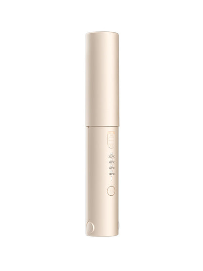 Off-white adjustable temperature hair straightener from Trendsi with sleek design and easy-to-use control buttons.