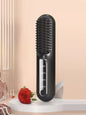 Off-white Trendsi fast heating straightening comb with wide teeth and ergonomic handle for smooth, efficient hair styling.