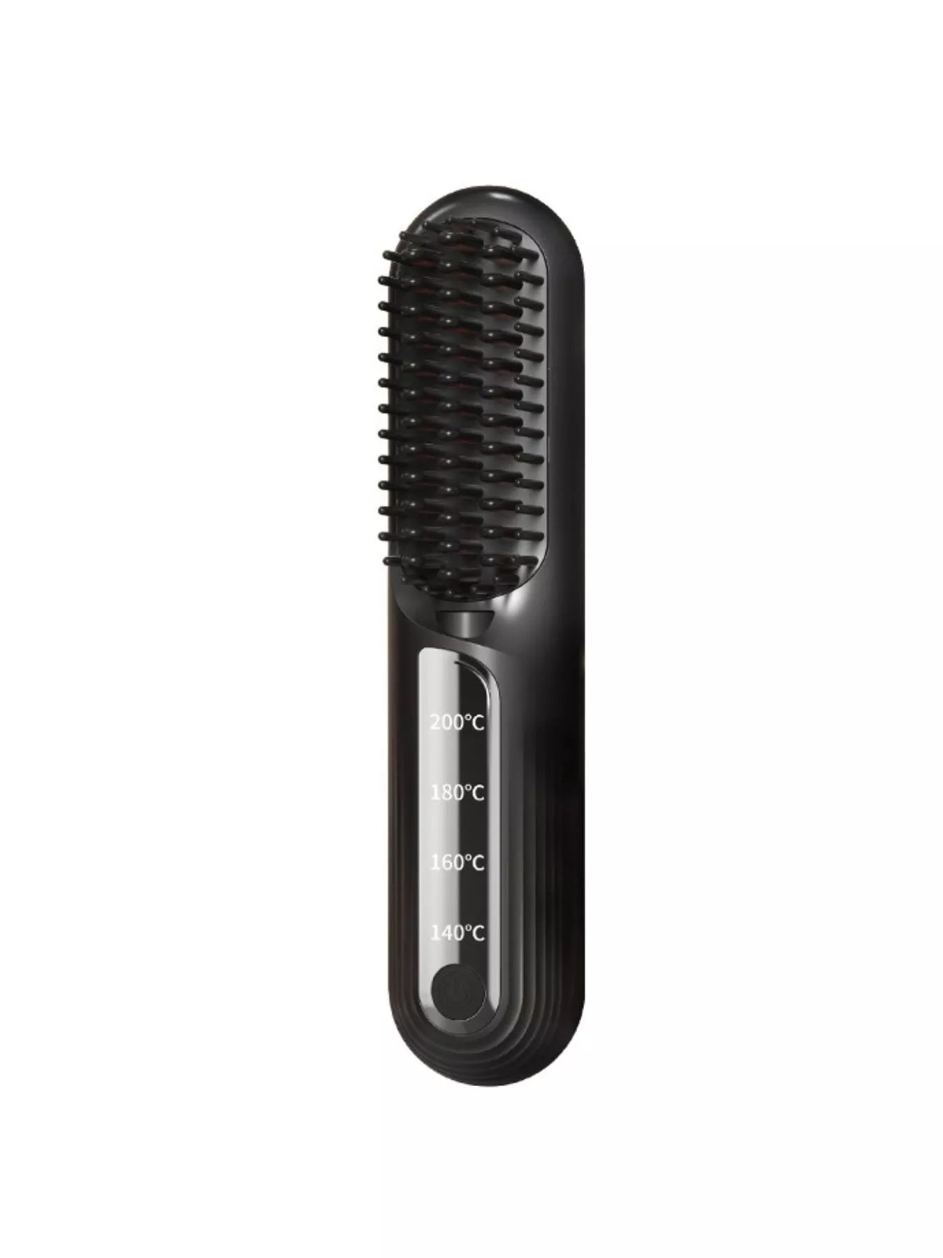 Off-white Trendsi fast heating straightening comb with wide teeth for quick hair styling and smooth results.