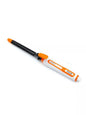 Trendsi orange and black 19mm adjustable temperature curling iron wand with European plug for styling curls and waves.