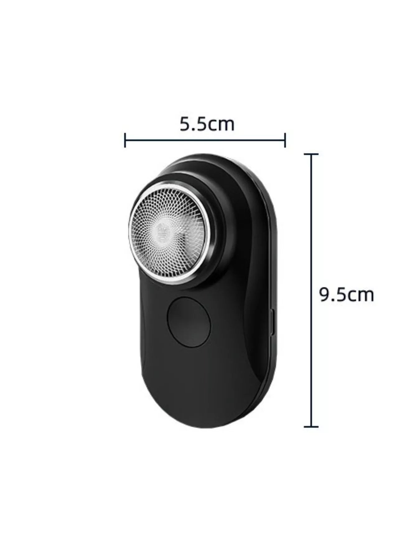 Orange portable mini electric shaver by Trendsi, compact design ideal for travel and grooming on the go.