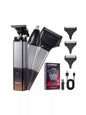 Rechargeable cordless hair clipper by Trendsi, orange color, compact design, with adjustable blades for easy hair trimming.