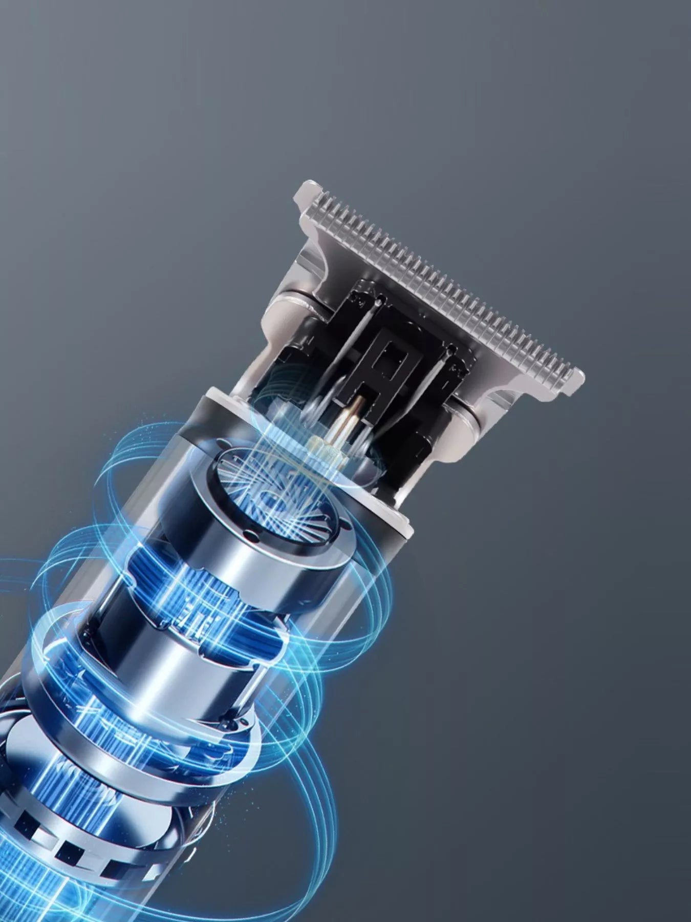Orange rechargeable cordless hair clipper by Trendsi with adjustable blades and ergonomic design for easy grooming.