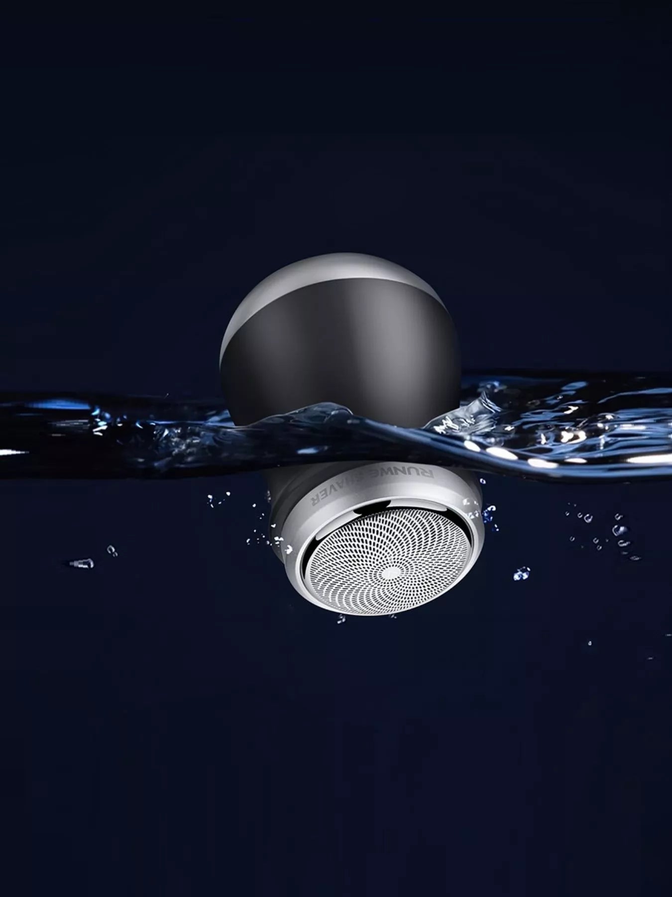 Orange portable mini electric shaver by Trendsi, compact design with a sleek handle for easy grooming on the go.