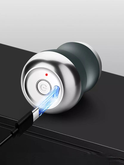 Orange Trendsi portable mini electric shaver with compact design and ergonomic handle for easy grooming.