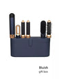 Pastel blue 5-in-1 interchangeable curling iron wand set by Trendsi with North American plug, showing different wand attachments.