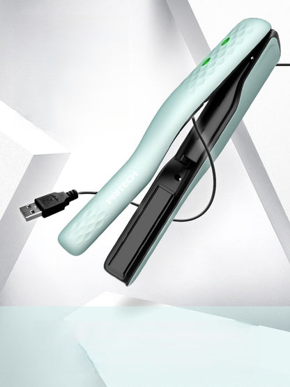 Pink Trendsi Fast Heating Hair Straightener with ceramic plates for smooth, sleek styling and quick heat-up.