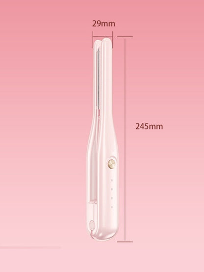 Pink Trendsi fast heating hair straightener with ceramic plates, designed for quick, sleek hair styling.