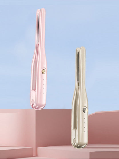 Pink Trendsi fast heating hair straightener with ceramic plates, designed for smooth, sleek styling.