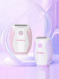 Pink portable hair removal epilator from Trendsi, compact device with multiple attachments for efficient at-home hair removal.