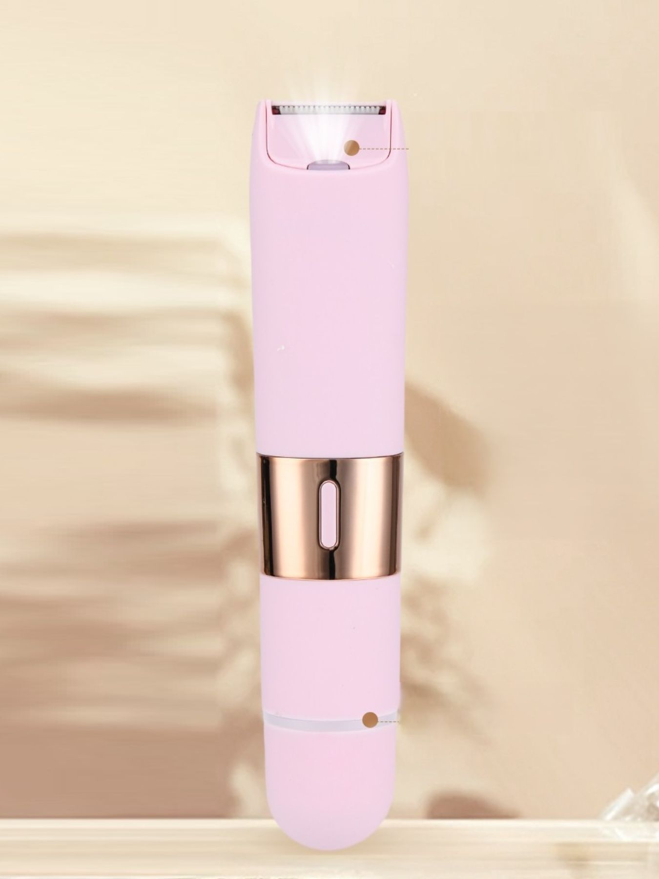 Pink lightweight 2-in-1 electric hair removal epilator by Trendsi, designed for efficient at-home hair removal.