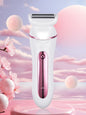 Pink Trendsi painless hair removal epilator with sleek design and multiple attachments for smooth skin.