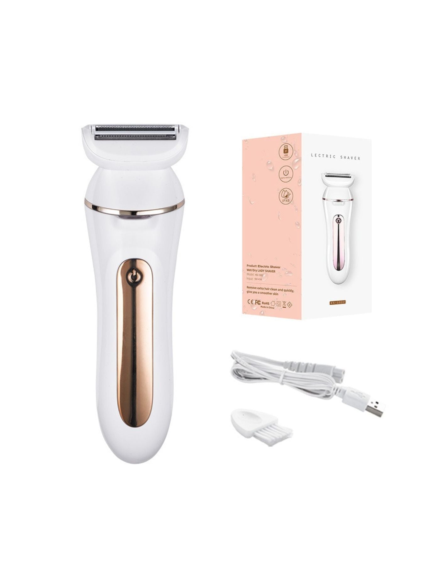 Pink Trendsi painless hair removal epilator with a sleek design, ideal for smooth skin and easy at-home hair removal.