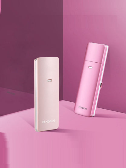 Pink portable facial beauty device by Trendsi, compact design for skincare and facial treatments.