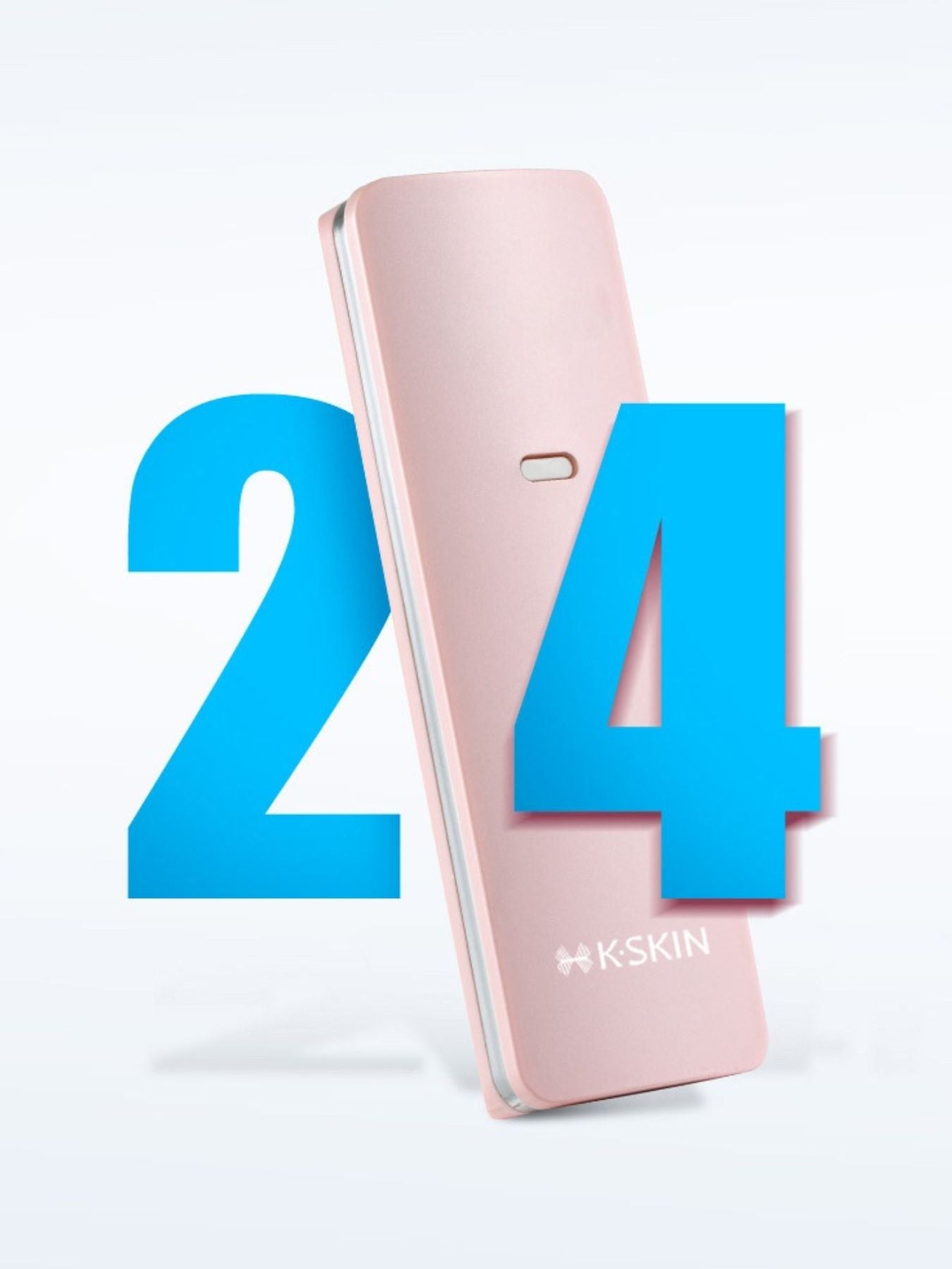 Pink portable facial beauty device by Trendsi, compact and handheld for skincare and facial treatments.