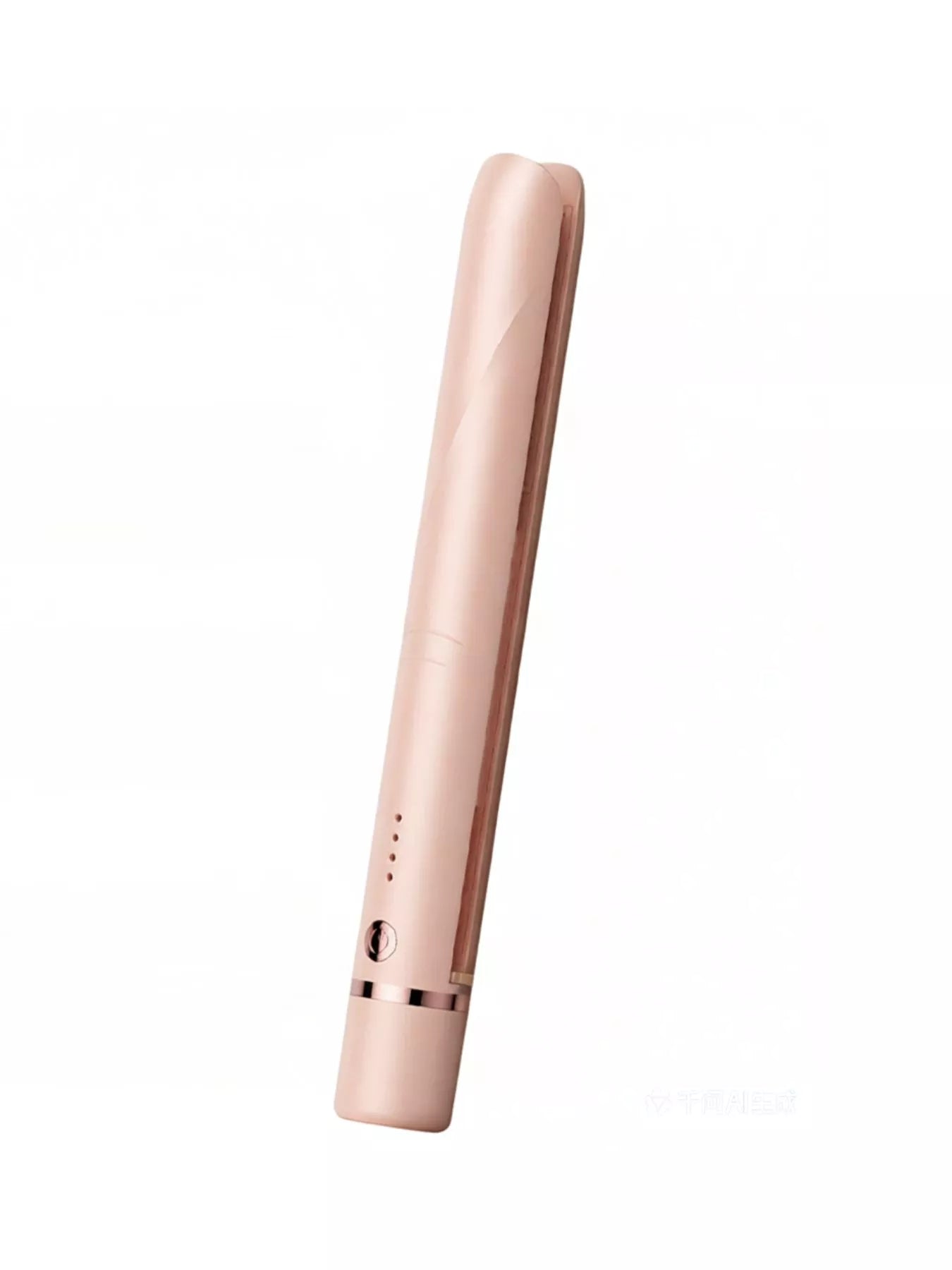 Pink portable hair straightener by Trendsi, compact and travel-friendly with ceramic plates for smooth styling.