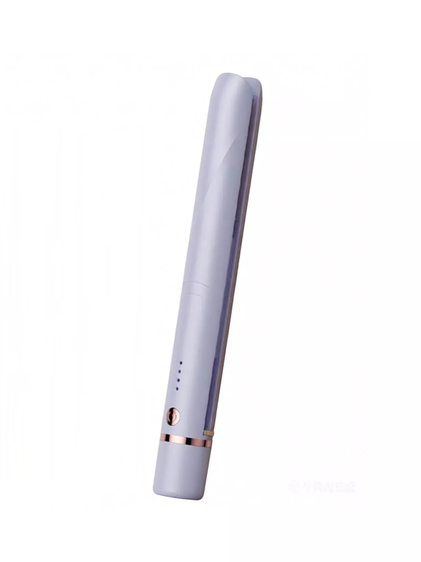 Pink Trendsi portable hair straightener with compact design and ceramic plates for quick styling on the go.