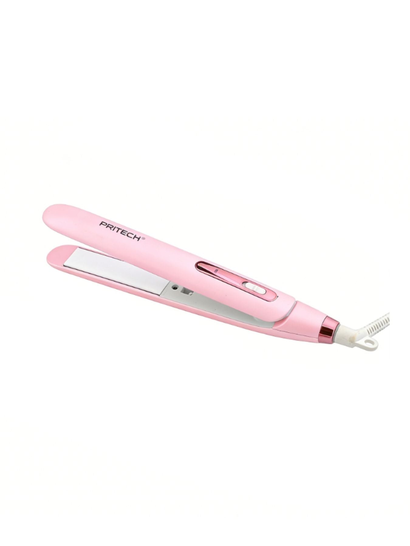 Purple Trendsi fast heating hair straightener with European plug, smooth ceramic plates for sleek, straight hair styling.
