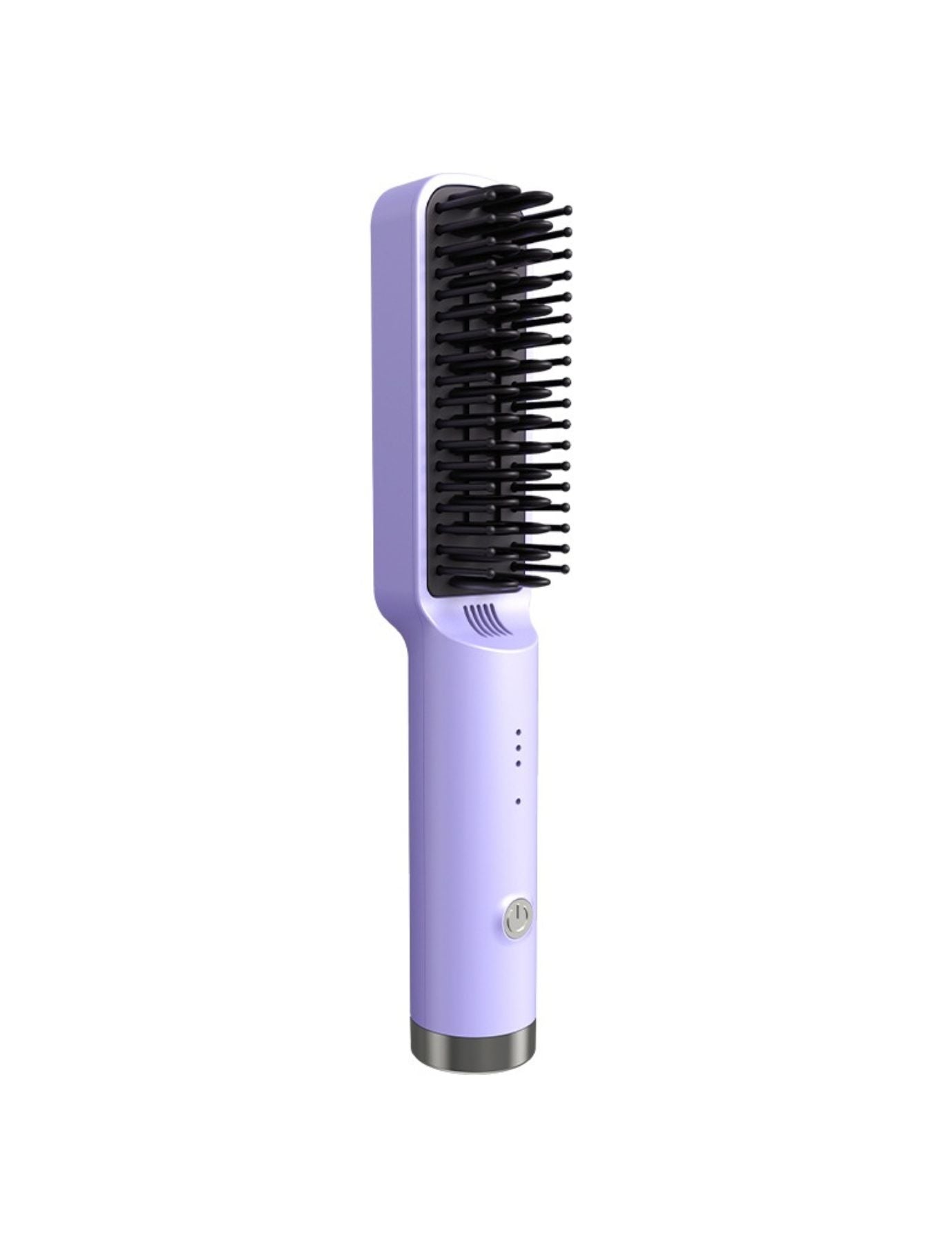 Purple Trendsi fast heating straightening comb with North American plug, designed for quick hair styling and straightening.