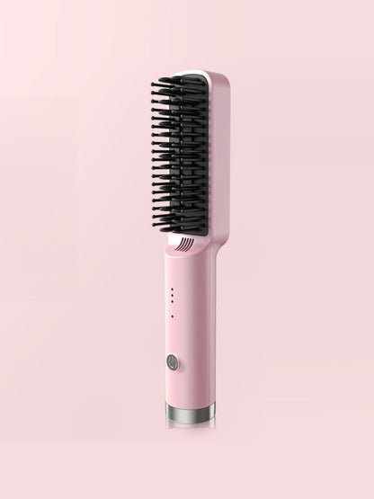 Purple Trendsi fast heating straightening comb with North American plug, designed for quick, efficient hair styling.