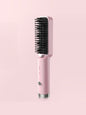 Purple Trendsi fast heating straightening comb with North American plug, designed for quick, efficient hair styling.
