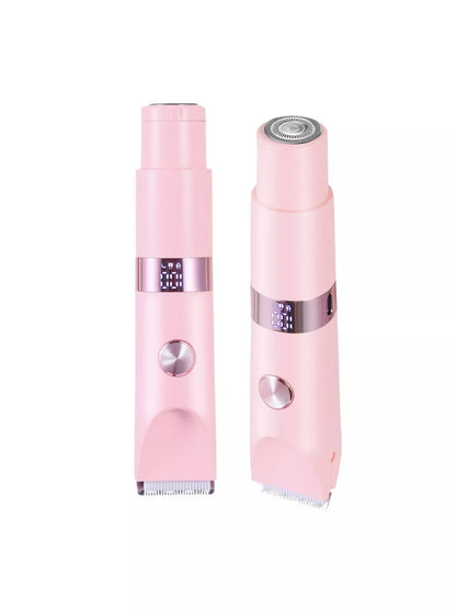 Purple Trendsi 2-in-1 painless electric hair removal device with sleek design for easy at-home hair removal.