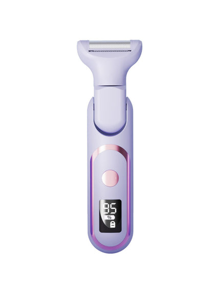 Purple Trendsi painless electric hair removal epilator with multiple attachments for smooth, effortless hair removal.