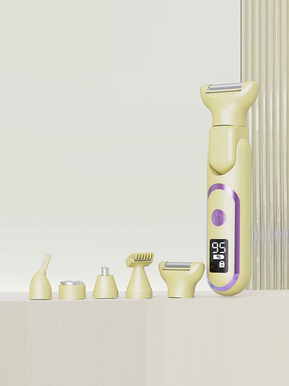 Purple Trendsi painless electric hair removal epilator with multiple attachments for smooth, effortless hair removal.