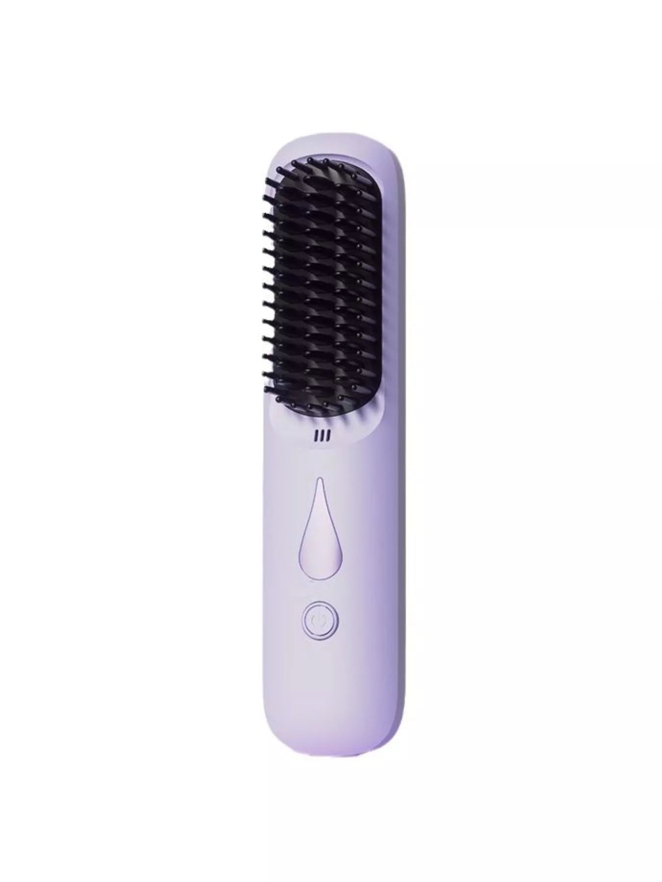 Trendsi purple portable heated hair straightening comb with one-size design and temperature control for easy styling.