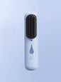 Trendsi portable heated hair straightening comb in purple, compact design with adjustable heat settings for quick styling.