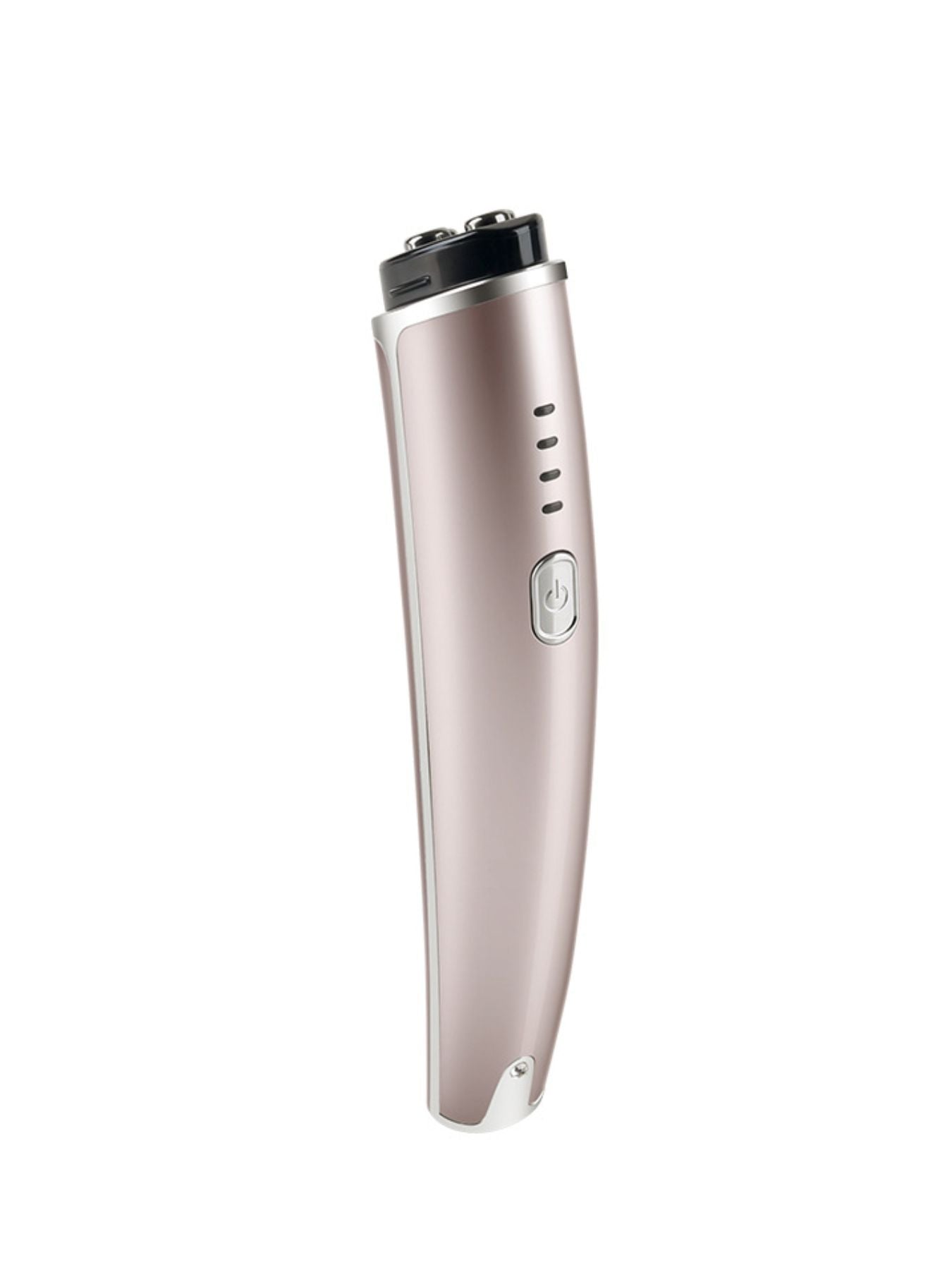 Rose gold Trendsi microcurrent facial toning device with one-size design, used for facial muscle stimulation and skin tightening.