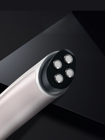 Rose gold Trendsi microcurrent facial toning device with one size fits all design for skin tightening and facial contouring.