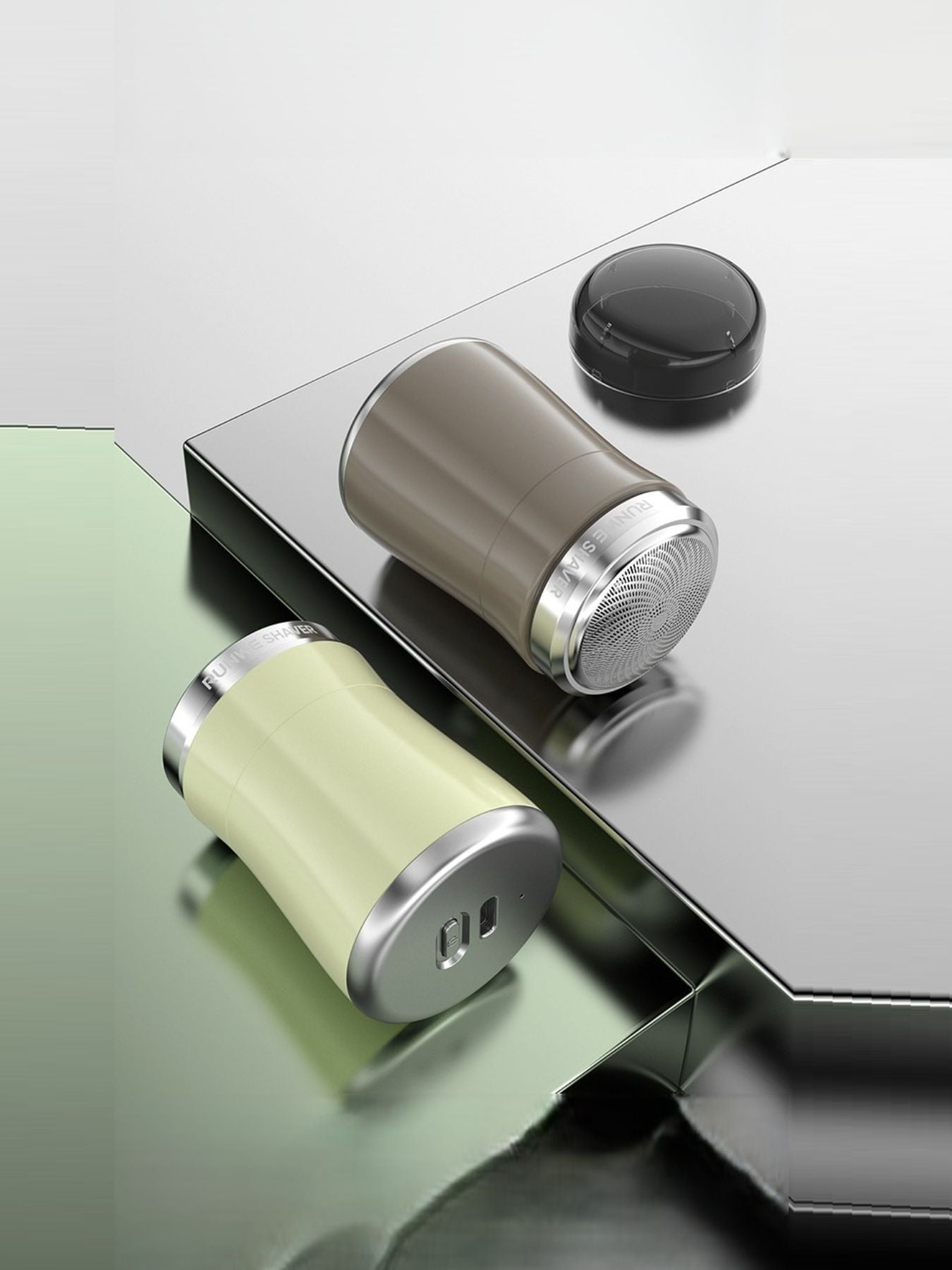 Waterproof electric shaver by Trendsi with a sleek design, suitable for wet and dry use, perfect for smooth shaving.