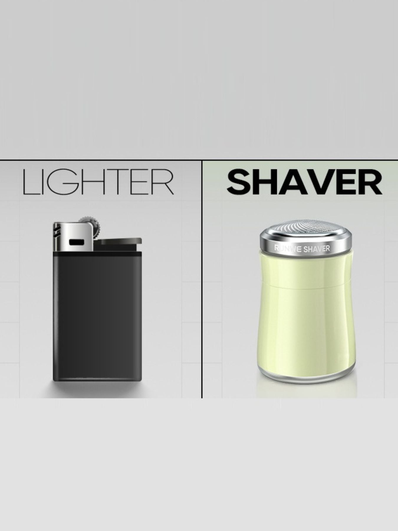 Trendsi waterproof electric shaver with ergonomic handle and multiple blades for a close, comfortable shave.