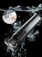 Rechargeable electric shaver and nose hair trimmer combo by Trendsi, featuring rotary blades and compact design.