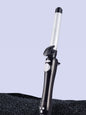 Silver Trendsi fast heating curling iron with North American plug, showcasing its sleek design and curling barrel.