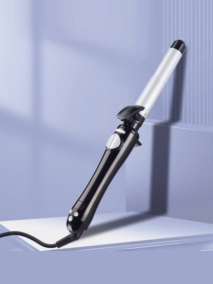 Silver Trendsi fast heating curling iron with North American plug for quick, professional-style curls.