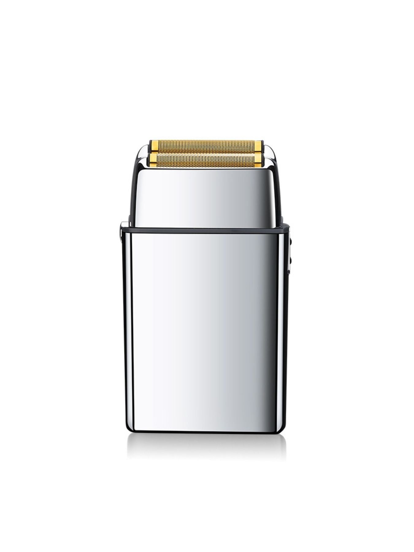 Silver portable mini foil shaver by Trendsi, compact design with foil blades for quick, close facial hair removal.
