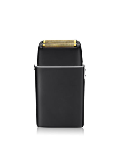 Silver portable mini foil shaver by Trendsi, compact and lightweight for convenient facial hair grooming.